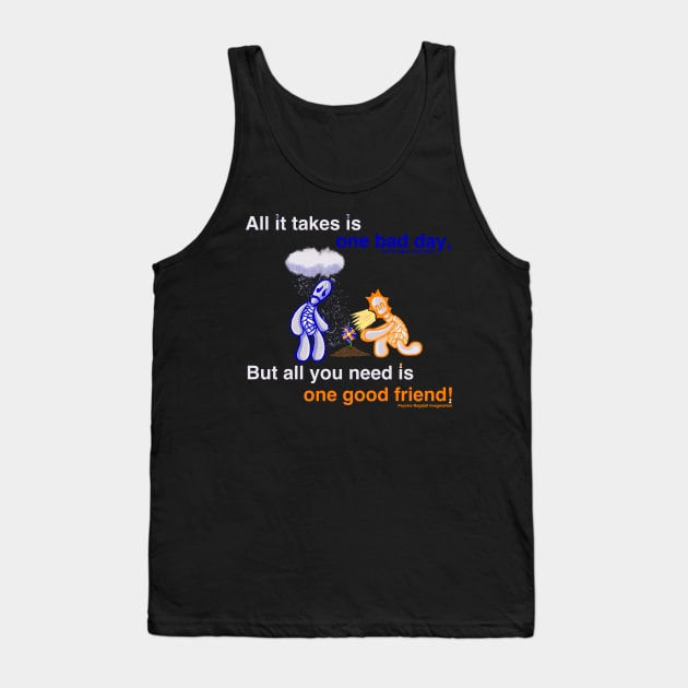 Cheerful & Depressed Ragdoll Motto Tank Top by PsychoRagdoll